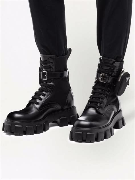 black prada boots men